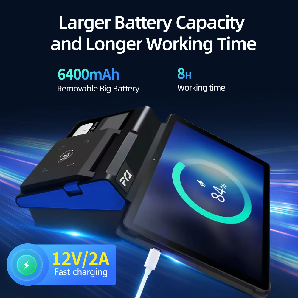 F1-T1 11 بوصة اللوحي Pos Android نقطة نهاية الدفع Pos 4g نقطة المبيعات تعمل باللمس تسجيل النقدية التجارية الصغيرة #4