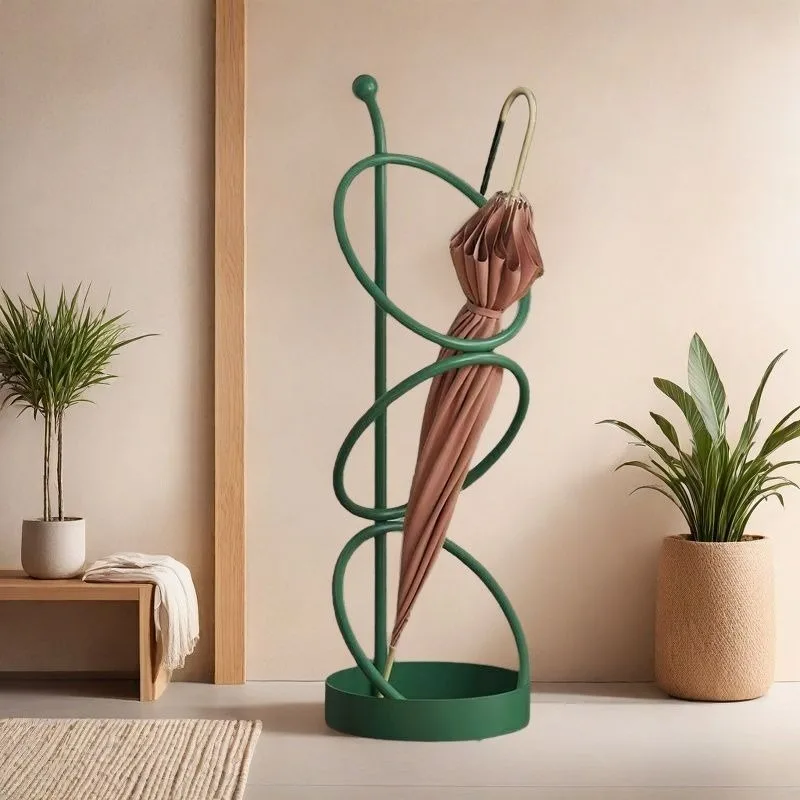 （no Umbrella ）Metal Luxury Entrance Umbrella Stands Simple Creative Colorful Living Room Holder Modern Stable Household