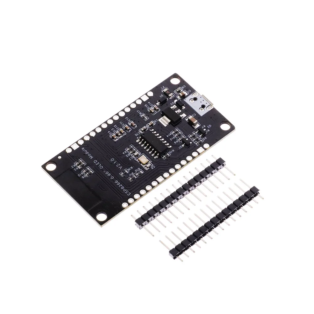 NodeMCU Development Board with 0.96‘’ OLED Display,CH340,ESP-12E WiFi Module,Micro Type-c USB for Arduino/Micropython ESP8266