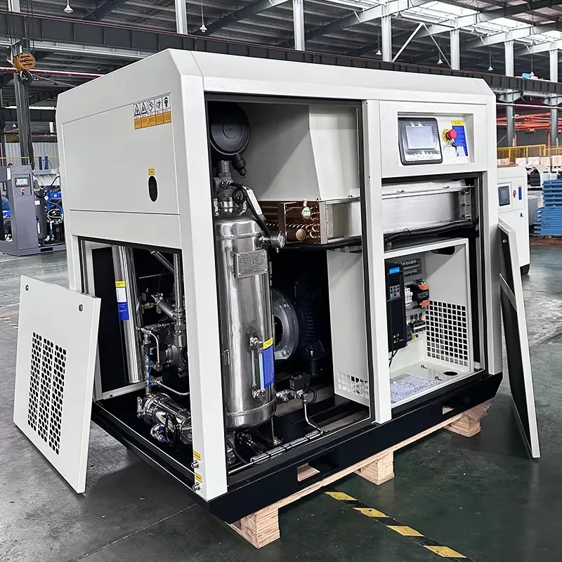 SUNHI Hochwertiger tragbarer Luftkompressor, 37 kW, 6,2 m3/min, ölfrei, für chemische Pflanzen