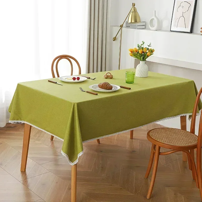 

Household waterproof, scald resistant, oil resistant, and washable tablecloth rectangular S