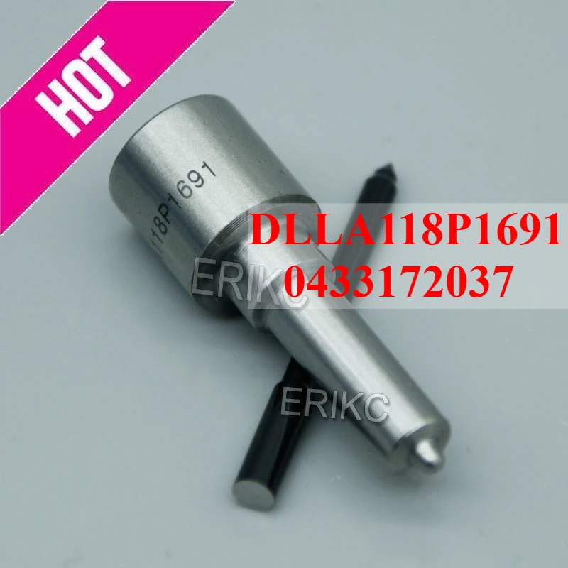 Boquilla de inyector DLLA118P1691 2kd 0433172037 boquilla de inyección de combustible diésel DLLA 118 P 1691 para bosch 0445120120