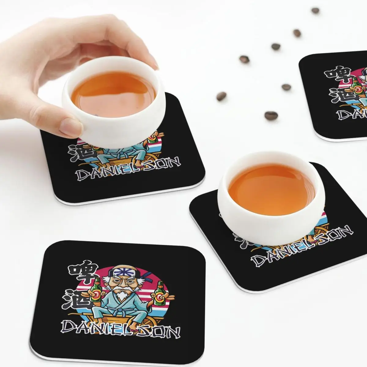 Mashtag Brady Merch Coasters Kitchen Placemats Waterproof Insulation Cup Coffee Mats For Decor Home Tableware Pads Set of 4