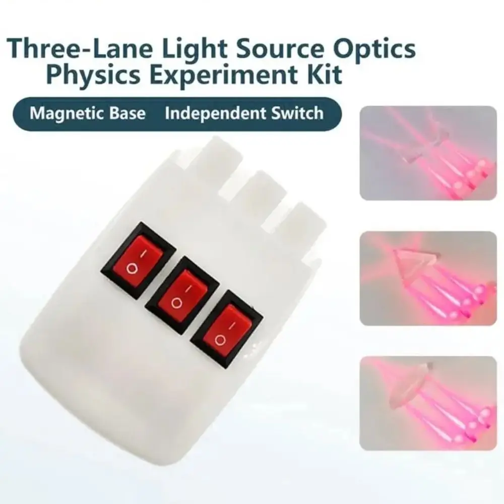 Picture 6: Assembly Design Optical Study Aids Reflector Refraction Parallel Laser Three-wire Laser Safe Design Physics Learning Set