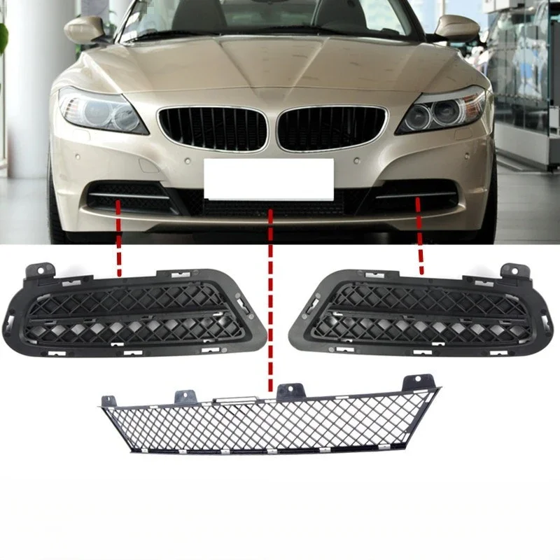 Front Bumper Left/ Right Lower Grill Grille for BMW Z4 E89 Roadster 2008-2016