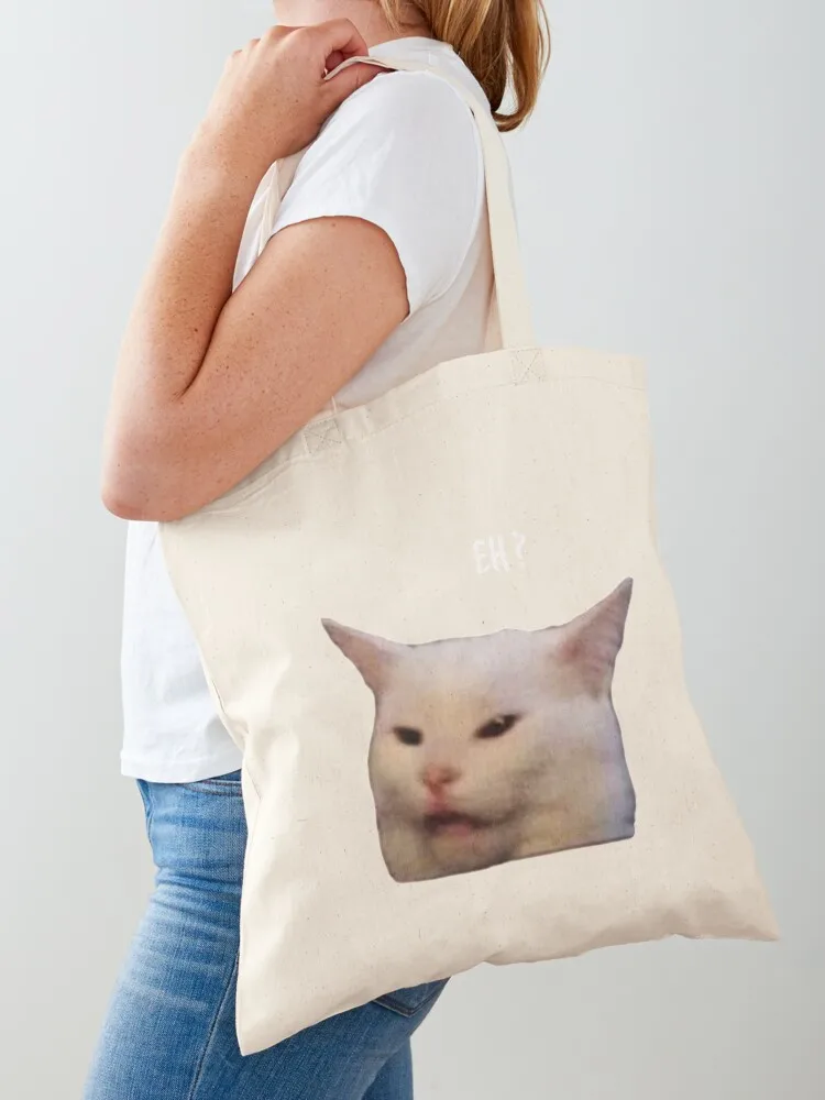 Smudge the cat, table cat -funny memes Tote Bag shopping bag logo Customizable tote bag Large bags for women