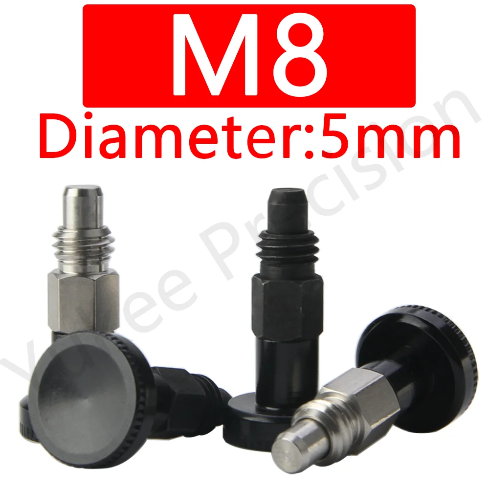 

Тип подставки с грубой резьбой M8, Съемный плунжер, пружинные штифты, обратные плунжеры, обратный тип, стопорный винт, индексные болты, в наличии