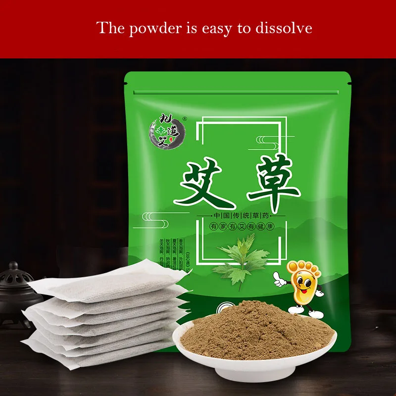 30 pcs Foot Bath Powder Wormwood Herb Ginger Safflower Foot Medicine Bag SPA Foot Relaxation Improve Insomnia Perspiration