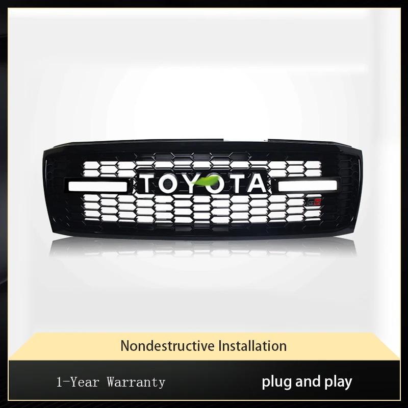 Headlight Grille Fit For Toyota Land Cruiser LC100 FJ100 4700 1998-2007 Upgrade New Replacement Part Black Accessories Tools