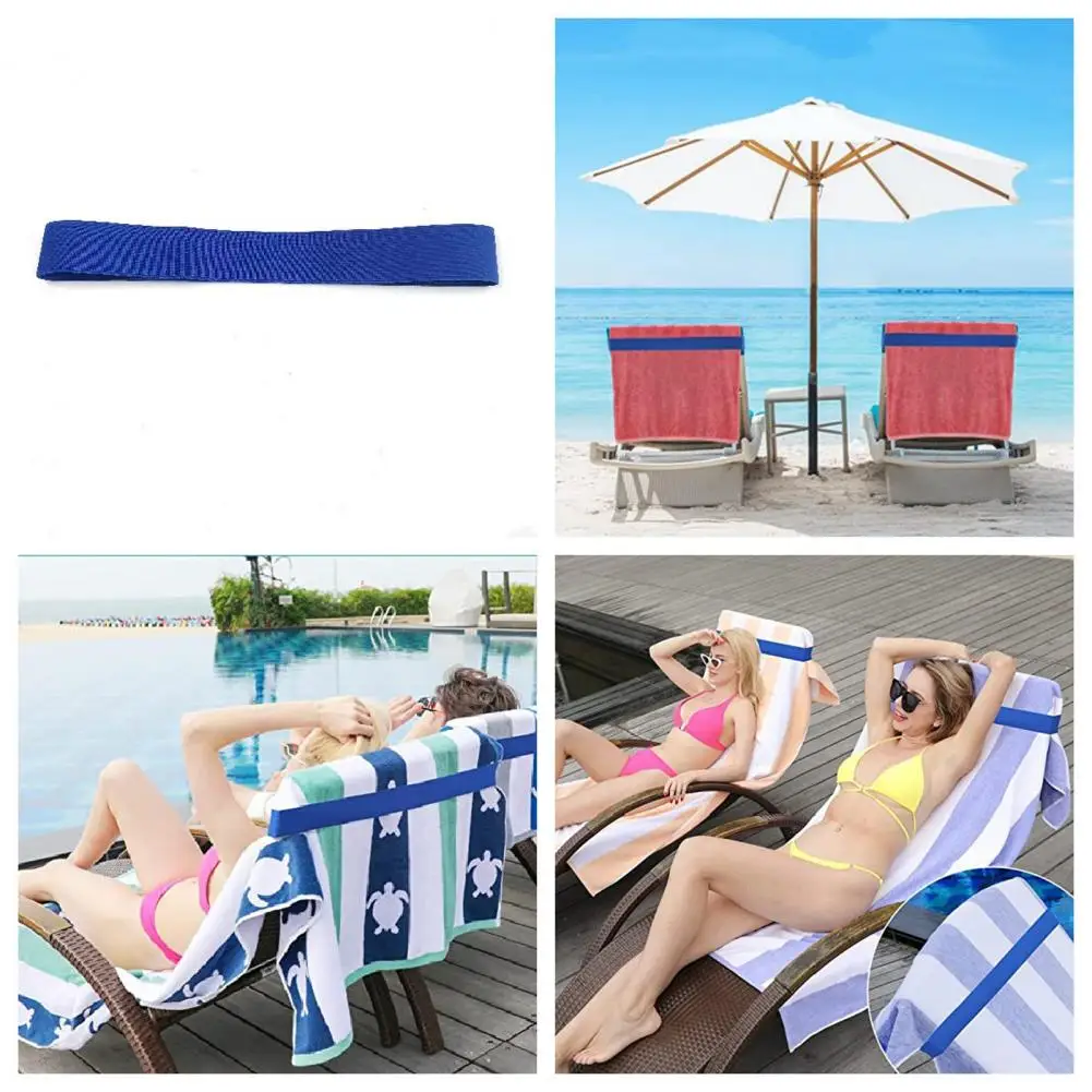 Repairable Beach Towel Clip Towel Bands for Beach Chairs Rubber Towel Clips Pool Chair Accessories Elastic for Cruise for Beach