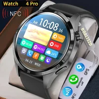 2025 nuevo reloj para hombres 4 Pro 1,43 pulgadas 360*360 pantalla AMOLED HD Bluetooth llamada monitoreo de salud hombres reloj para Android IOS reloj
