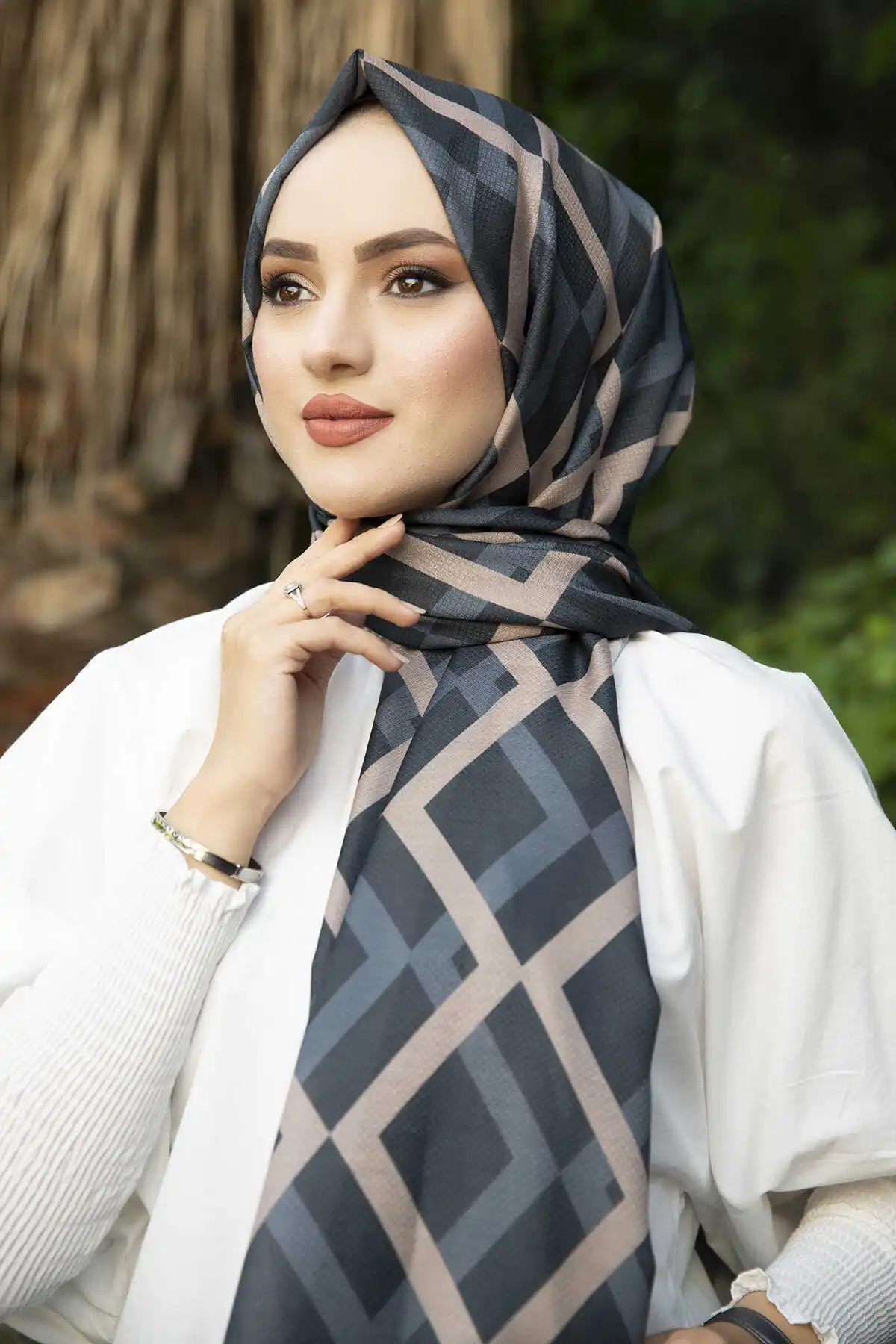 Women's Cotton Print Shawl Scarf Modern Islamic Muslim Women 'S Head Scarf Hijab for Women Islamic Hijab scarf Turbans Bayan