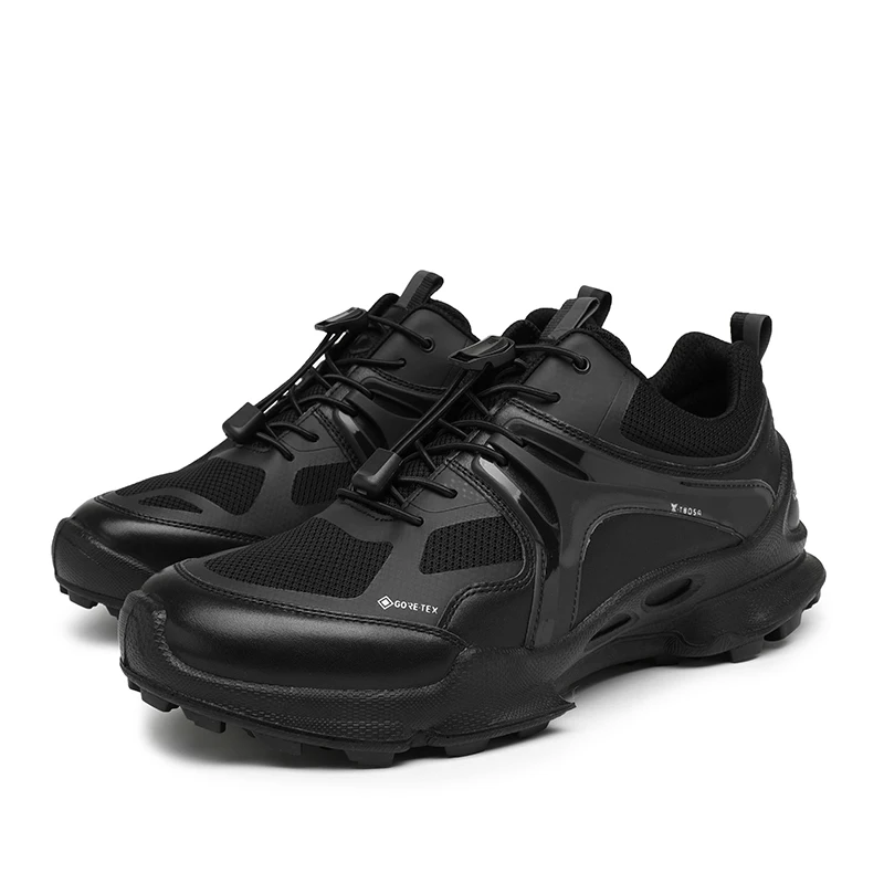 

Мужская спортивная обувь из воловьей кожи, дышащая сетчатая ткань, кроссовки для бега и пешего туризма, прочная поддержка свода стопы