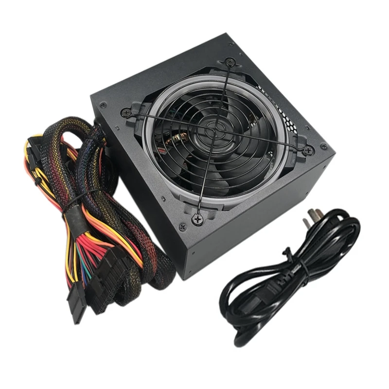 20+4-pin Computer Power Supply ATX 12V PCIE with PCI 12cm Fan