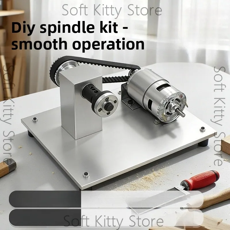 Handmade DIY Mini Table Saw Spindle Lifting DIY Motor Small Chainsaw Accessories