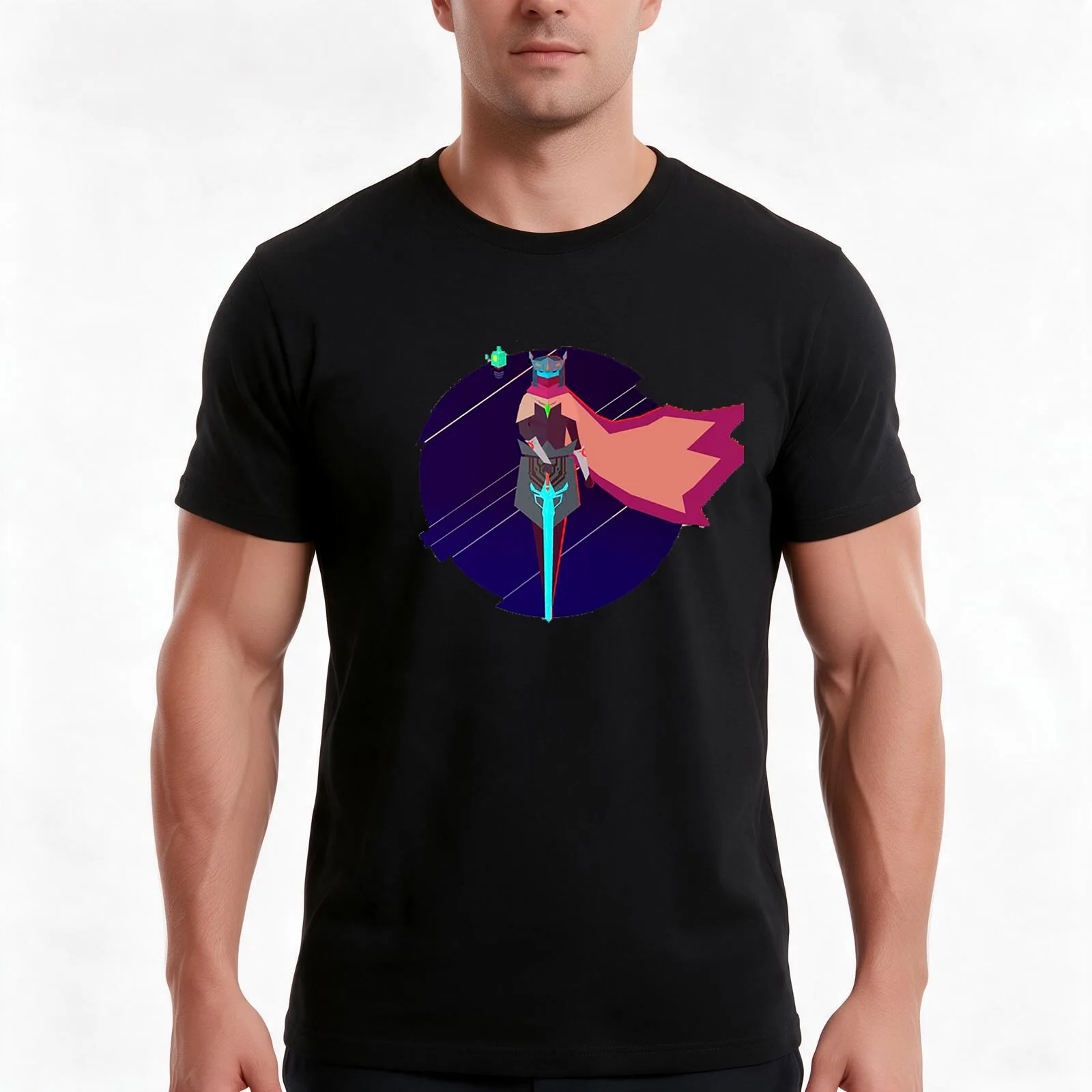 Hyper light drifter T-Shirt Summer Casual Cotton Tee Oversized Streetwear Tops Vintage Graphic Print Loose Fit Short Sleeve