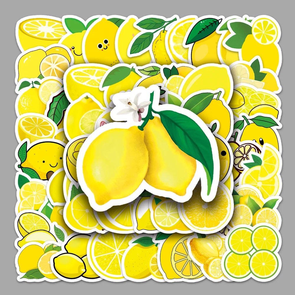 50 قطعة الفواكه الليمون الكرتون لطيف ملصقات ل دفتر القصاصات DIY بها بنفسك Adesivi ملصقا ملصقات لوازم الحرفية #6