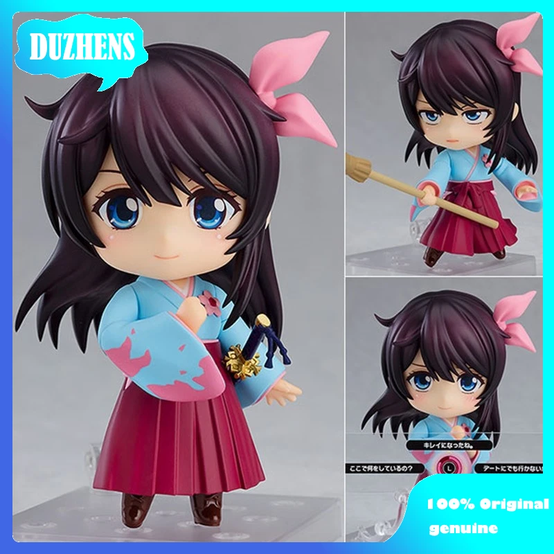 100% Original:Sakura Wars Sakura Amamiya Q version figma PVC Action Figure Anime Figure Model Toys Figure Collection Doll Gift