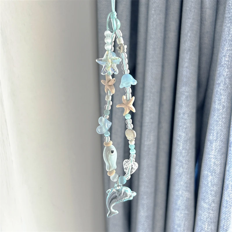 Dolphin Blue Phone Wrist Strap 4