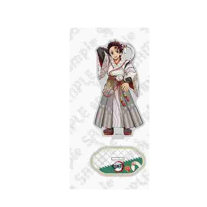 Support de support en acrylique, dessin animé Demon Slayer Iguro Obanai Shinazugawa Sanemi q-version, modèle de jouets, décoration de bureau, cadeaux à collectionner