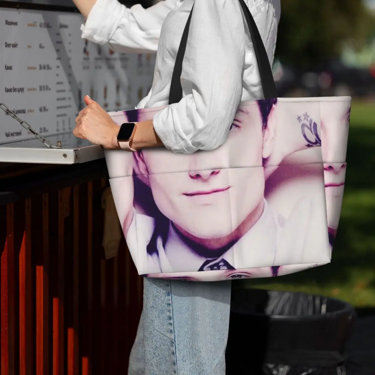 جوش هاتشرسون صافرة ميمي أغنية الموسيقى حقيبة حمل على الشاطئ حقيبة رياضة رياضة اليوغا واق من المطر حقيبة حمل كبيرة المرأة حقيبة سفر حقيبة اللياقة البدنية #1