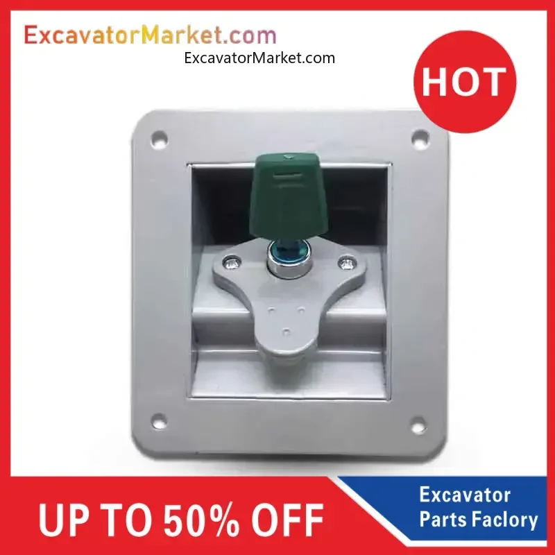 For Excavator For VOLVO EC55/55B Excavator Accessories Engine Rear Cover Lock Cover Lock Rear Cover Lock High-quality