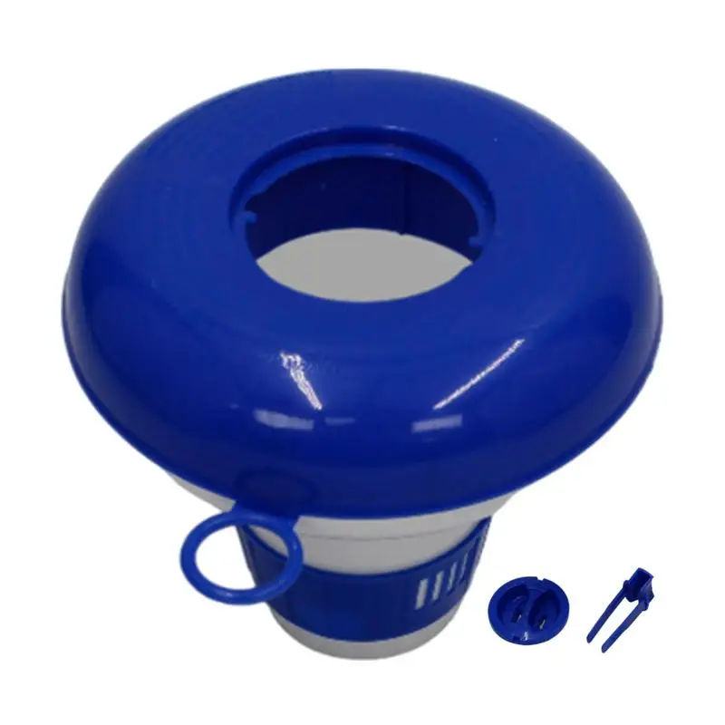 Swimming Pool Floating Chlorine Dispenser with Tablets Water DisinfectionPurifier Automatic Applicator Sterilizer Pool Cleaner