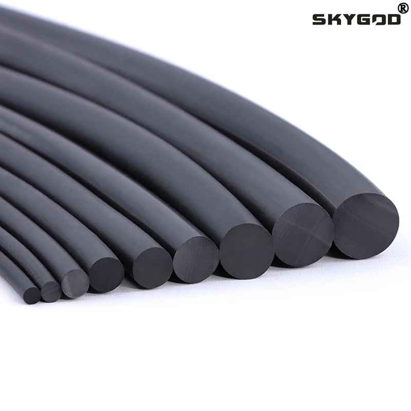 

2/5/10m NBR Sealing Strip Dia 1 2 2.5 3 4 5 6 7 8 9 10mm Black Solid Oil Resistance Round Door Seal Nitrile Rubbe Strips