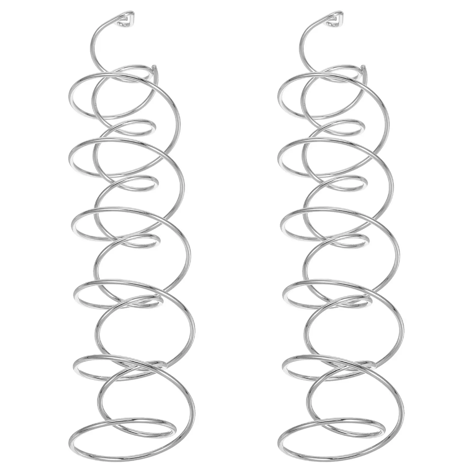 2Pcs Spiral Hanging Decor Metal DIY Wind Chime Parts Swirls Pendant for Unique Outdoor Indoor Decoration Swirls Decorations