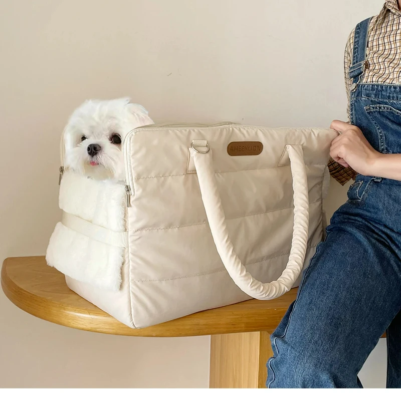 Puppy Go Out Portable Shoulder Handbag Large Capacity Pet Cat Chihuahua Yorkshire For Small Dogs Dog Carrierhandbag