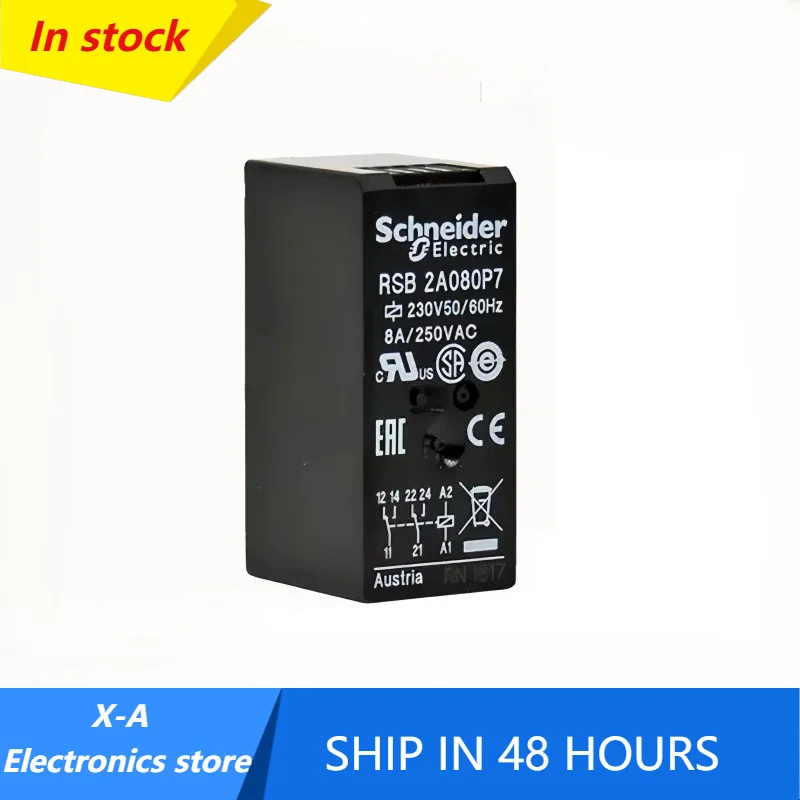 New 1pcs/lot RSB2A080P7 230VAC 8pins 8A Interface type intermediate relay