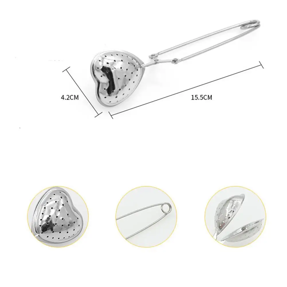 

2 PCS Tea Ball Filter Steel Infuser Infusers Strainer Stainless for Loose Office