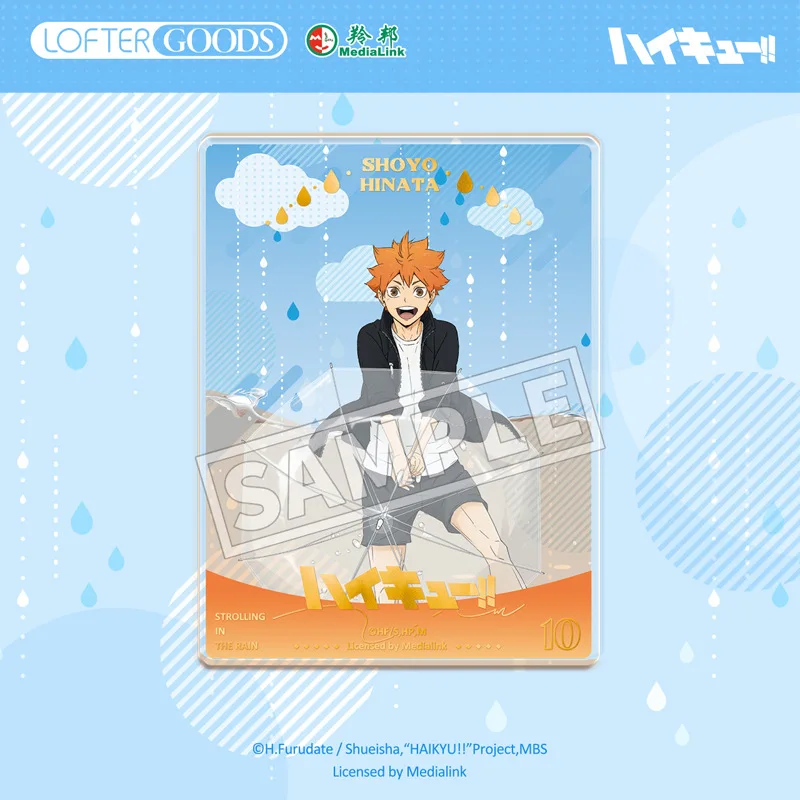 Haikyu!! Shoyo Hinata Tobio Kozume Kenma Tetsurou Kuroo China Autorização Oficial Espire Sunny Series Placas de Acrílico
