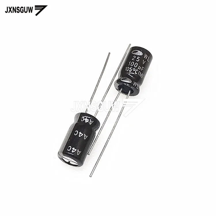 

20PCS/lot Original SAMWHA WL 25V100UF 6.3X11MM Aluminum electrolytic capacitors 105c 100UF 25V Free Shipping