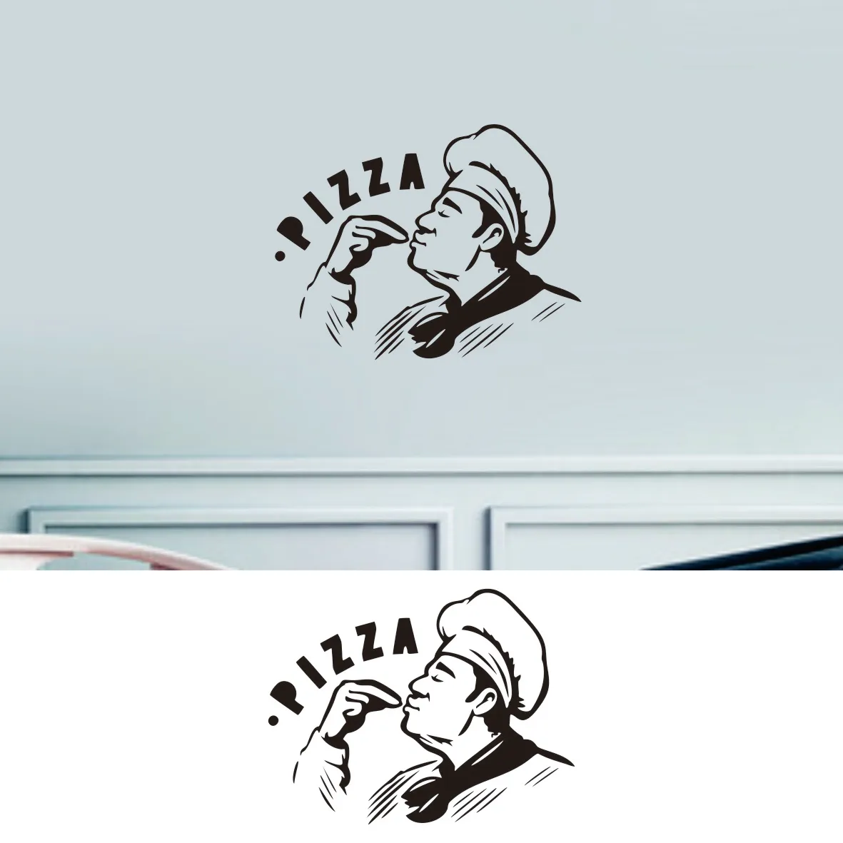 

Pizza Wall Decal Pizzeria Wall Sticker Pizza Sticker Food Lover Gift Vinyl Letter Window Decor Sticker Pizza Lover Decal