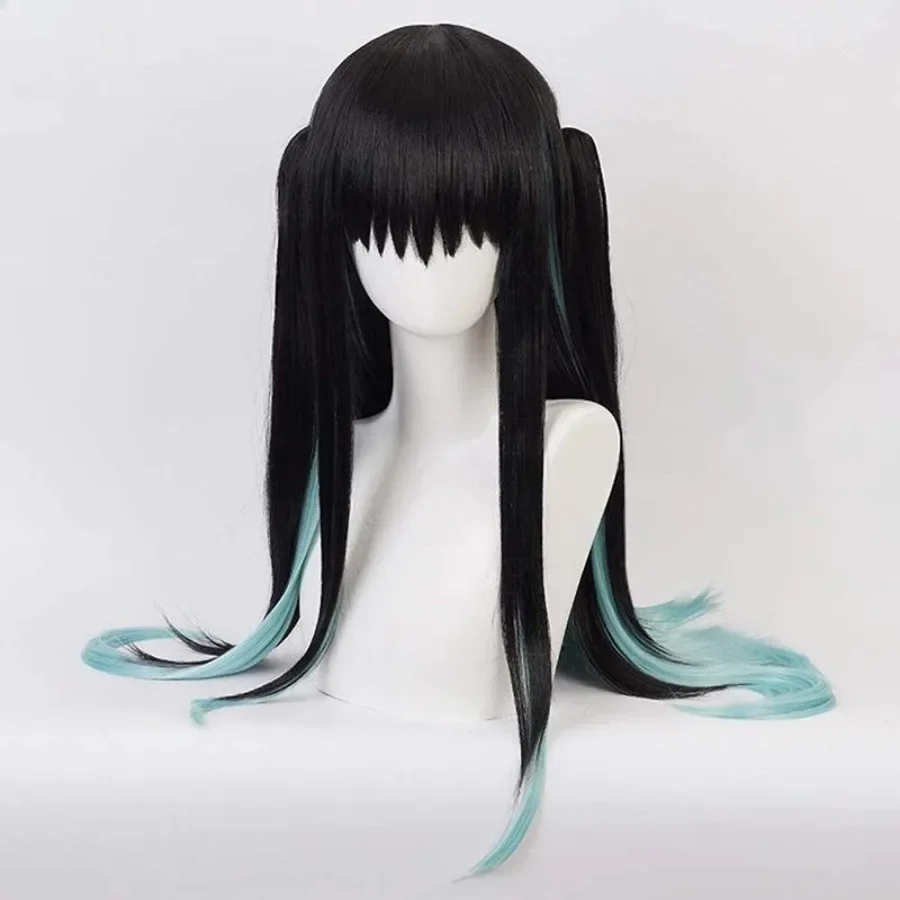 

Anime Tokitou Muichirou Cosplay Wig Muichiro Tokito Wig Synthetic Hair Wigs Party Costume Carnival Prop Anime Cosplay Wigs