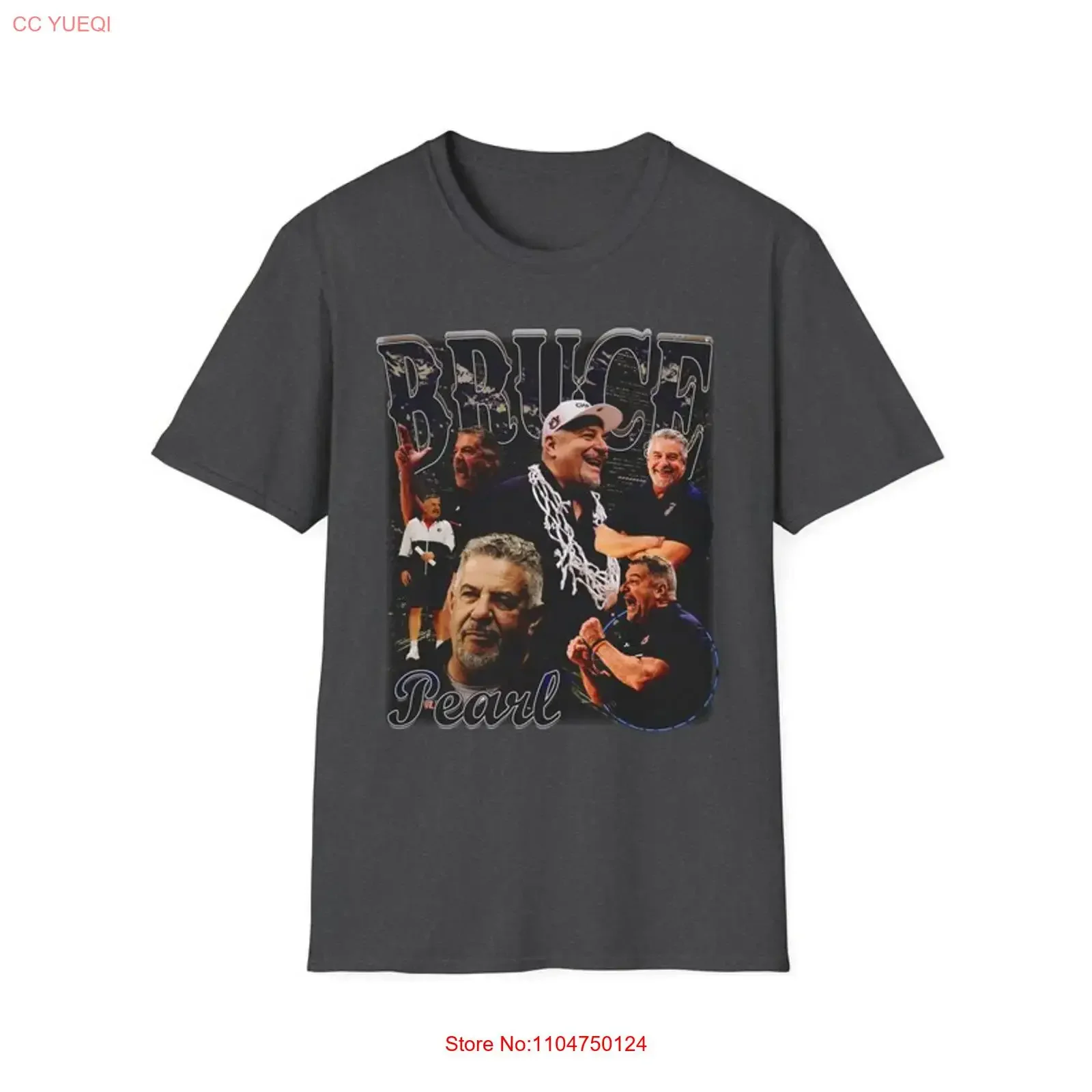 Bruce Pearl Vintage T Shirt Retro 90s Style Basketball Fan  vintage Washed Versatile Comfortable fashion Unisex Soft Casual