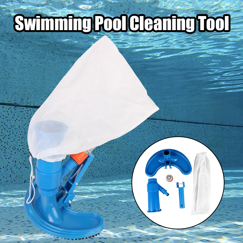 

Swimming Pool Vacuum Cleaner Portable Suction Head Vacuum Cleaner Brush Cleaning Disinfect Tool EU/US Pond Fountain