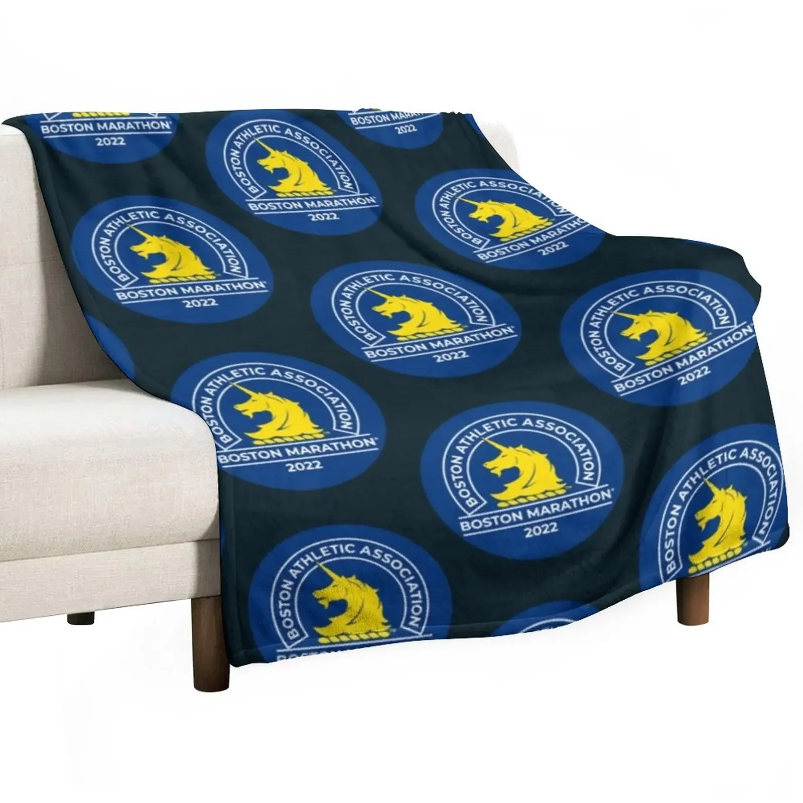 

Boston Marathon (5) Throw Blanket Heavy Custom Camping Flannel Blankets