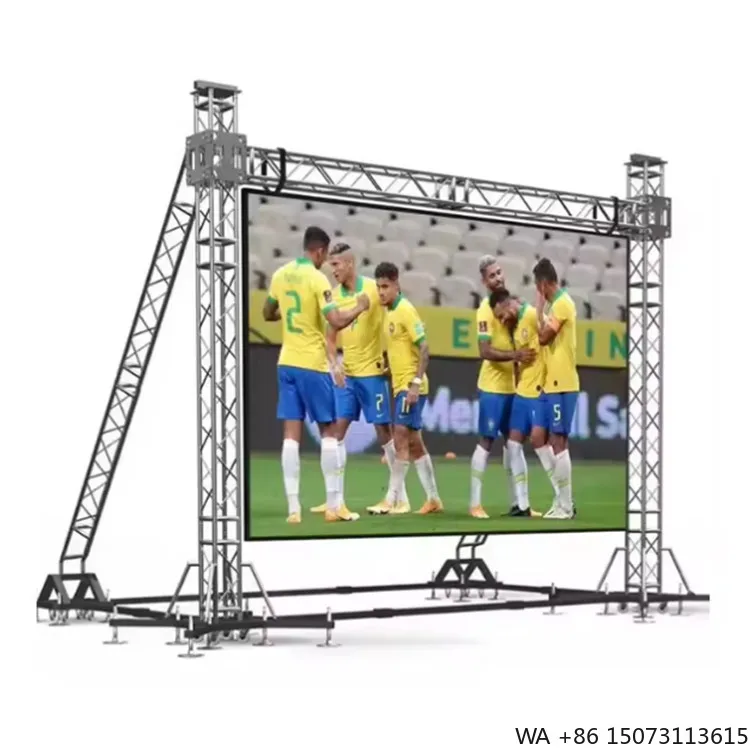 Layar Video LED Sewa Outdoor P3.91/P4.8 - Layar Iklan Film Full-Color 500x500mm