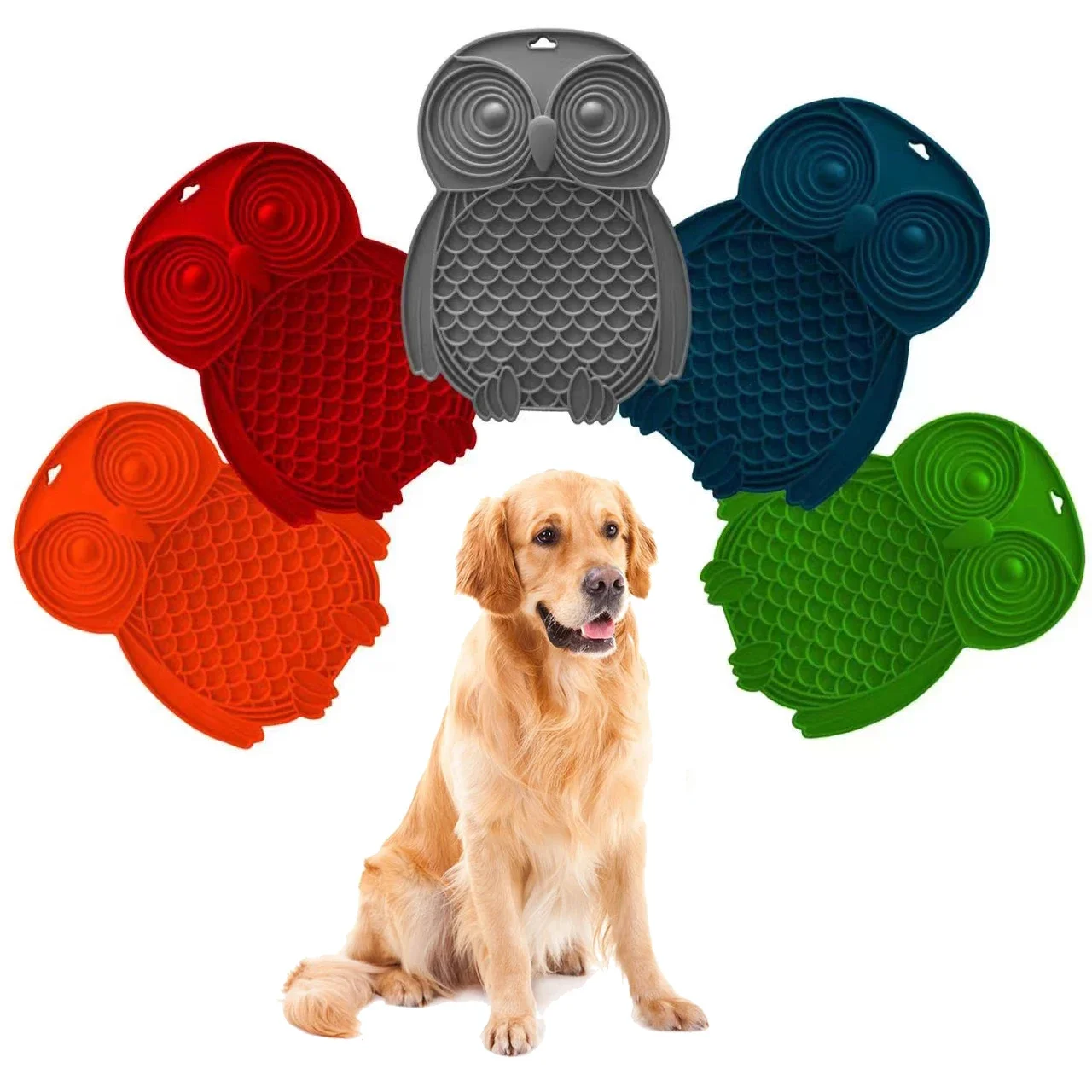 

Zmaker Factory Price Pet Slow Feeder Licking Pad Dog Interactive Silicone Licking Pad Suction Cup