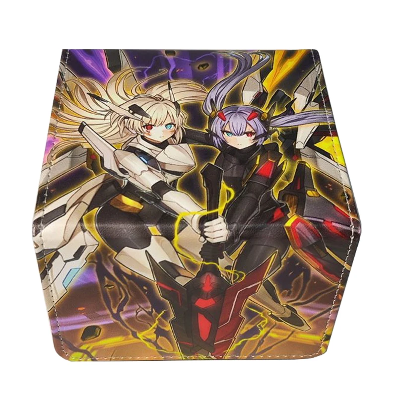 

Ю-Ги-О! Комбинированный маневр — Атакуйте, ноль! Кожаный футляр для карт PTCG WS PU большой емкости, утолщенный, для хранения коллекционных игровых карт