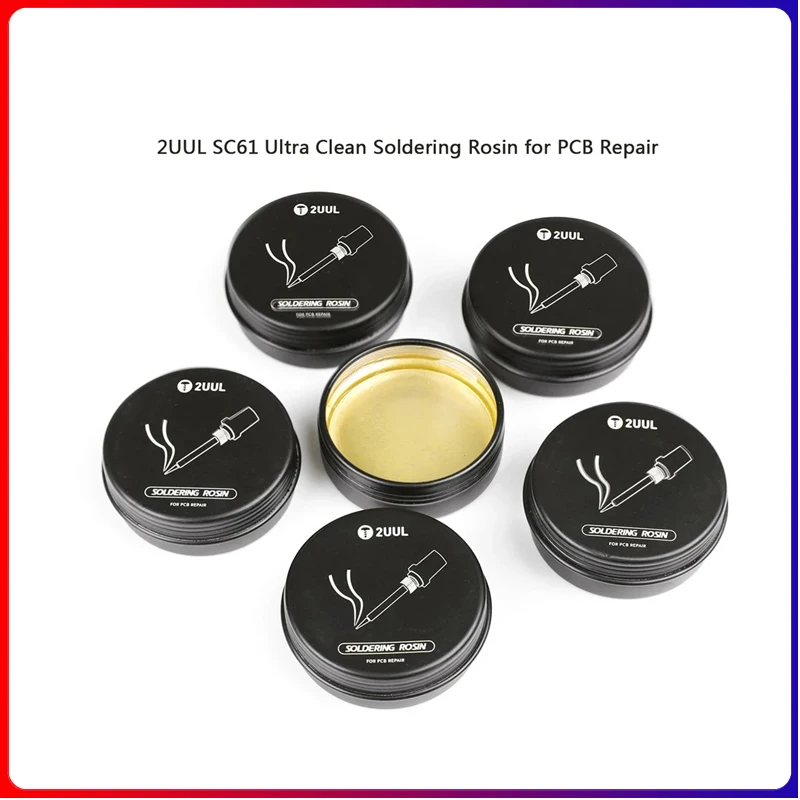 2UUL SC61 Soldering Rosin for Phone BGA PCB PGA SMD Repair Ultra Clean Electric Soldering Iron Welding Flux