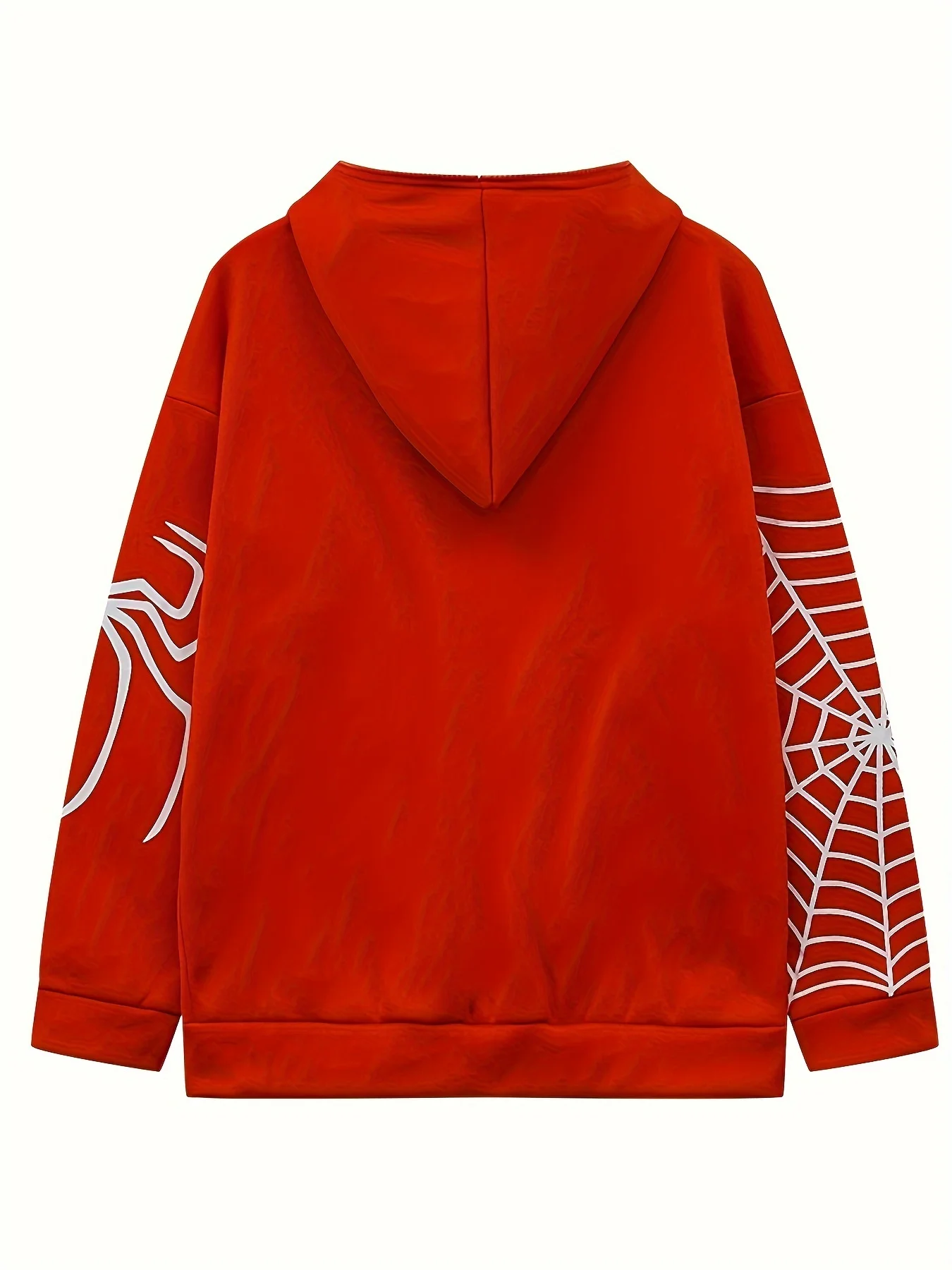 2024 Cross Border Spider Web Zipper Sweater Women\'s Casual Trendy Hoodie Spring and Autumn Fleece American Coat