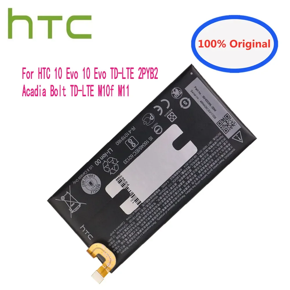 

New B2PYB100 Orginal Battery For HTC 10 Evo 10Evo M10f Bolt 2PYB2 3200mAh Phone Battery Bateria Deliver Fast + Tools