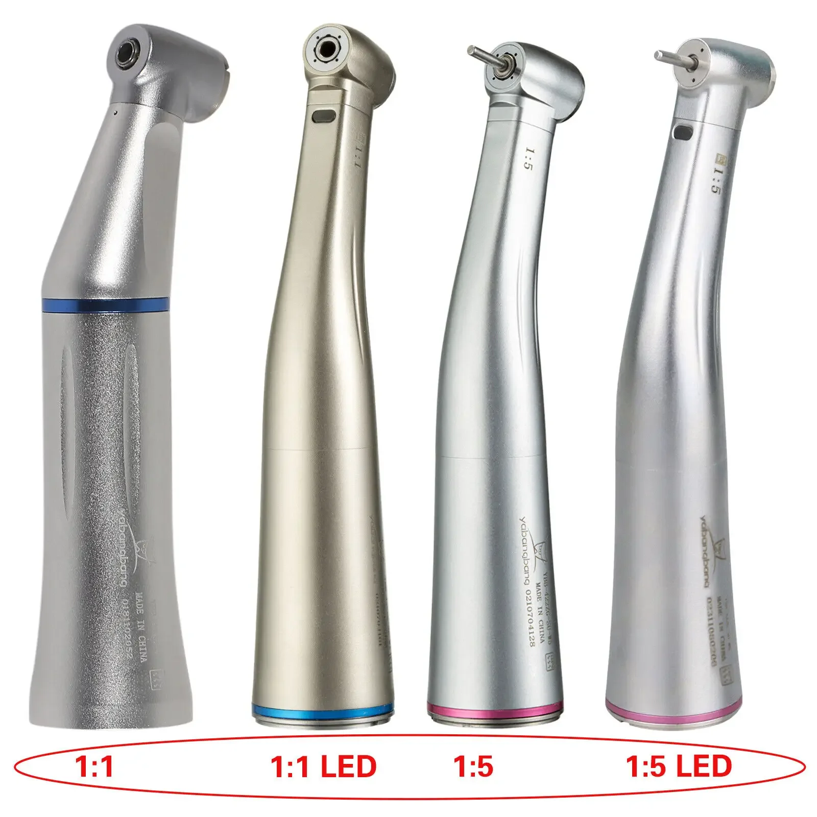 Dental 1:1/1:5 Increasing Contra Angle Handpiece Fit NSK/Kavo Electric Motor