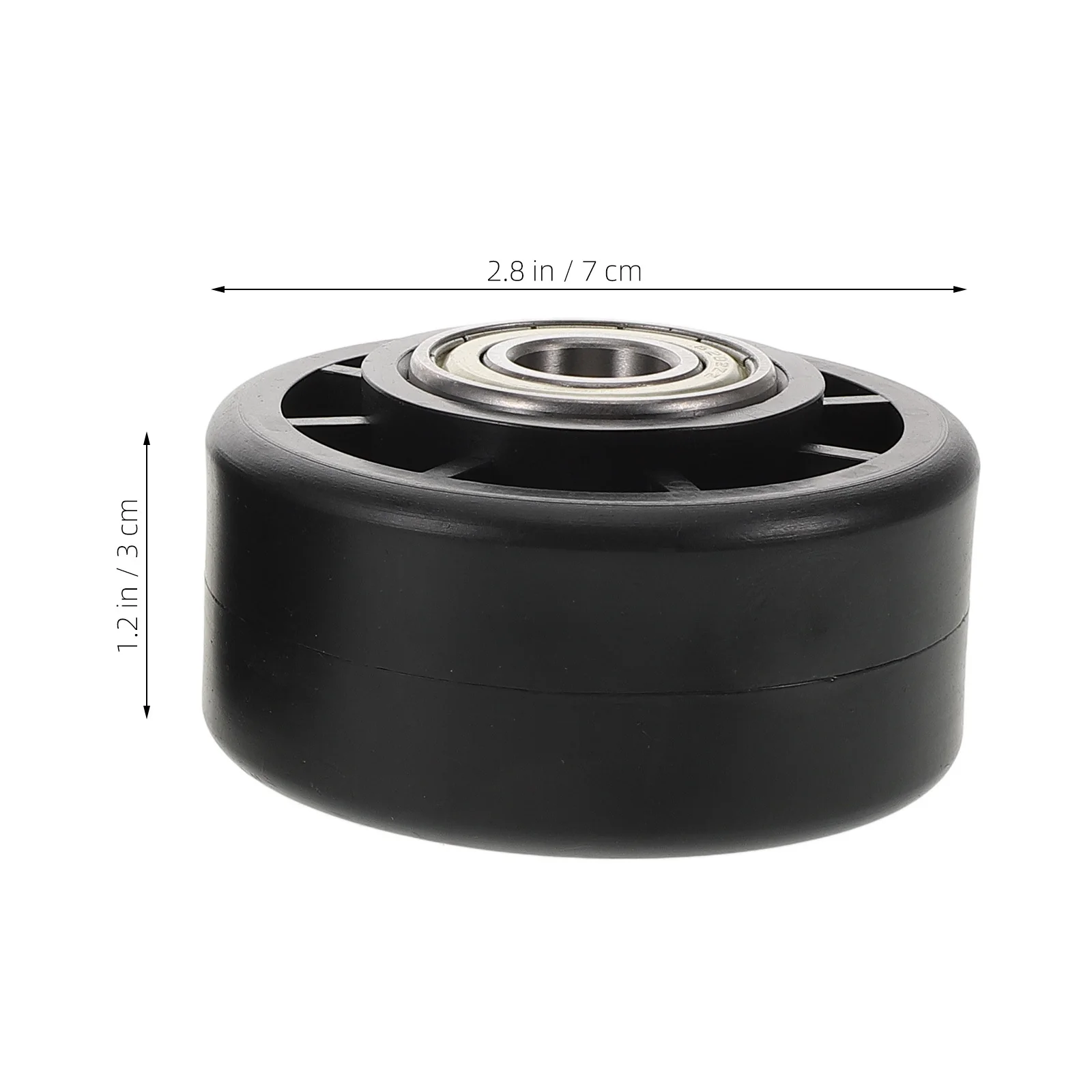 2 قطعة عجلة معدات اللياقة البدنية أجزاء استبدال الأسطوانة البلاستيكية المستقرة لصالة الألعاب الرياضية ممارسة الدراجة