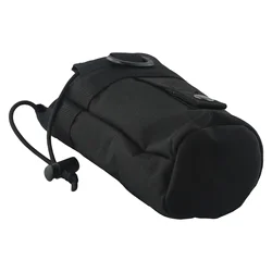 Portabottiglie tattico da 500ml borsa da viaggio per Molle da esterno borsa da viaggio per escursionismo in bicicletta con coulisse borsa per bollitore