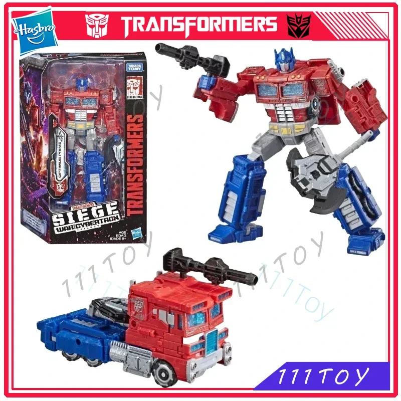 

In Stock Hasbro Transformers Classic Toys Toy War for Cybertron Siege WFC-S11 Optimus Prime Action Figure Robot Toy Gift Hobbies