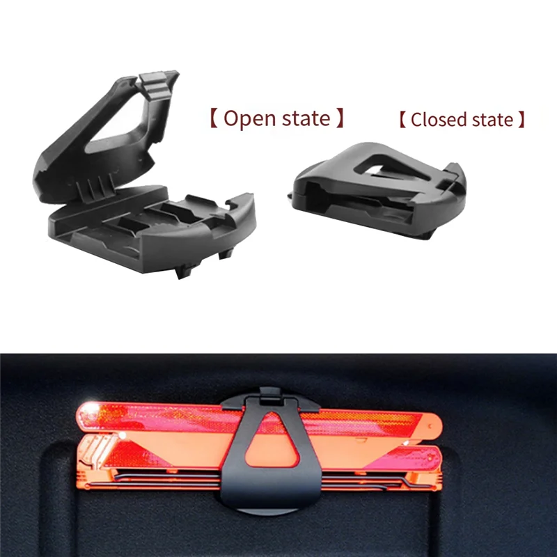 

KEOL-Car Trunk Emergency Bracket Fixing 2048904212 For Mercedes Benz W218 W212 W204 Warning Triangle Signs Holder Support